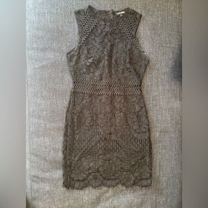 Women’s black lace dress